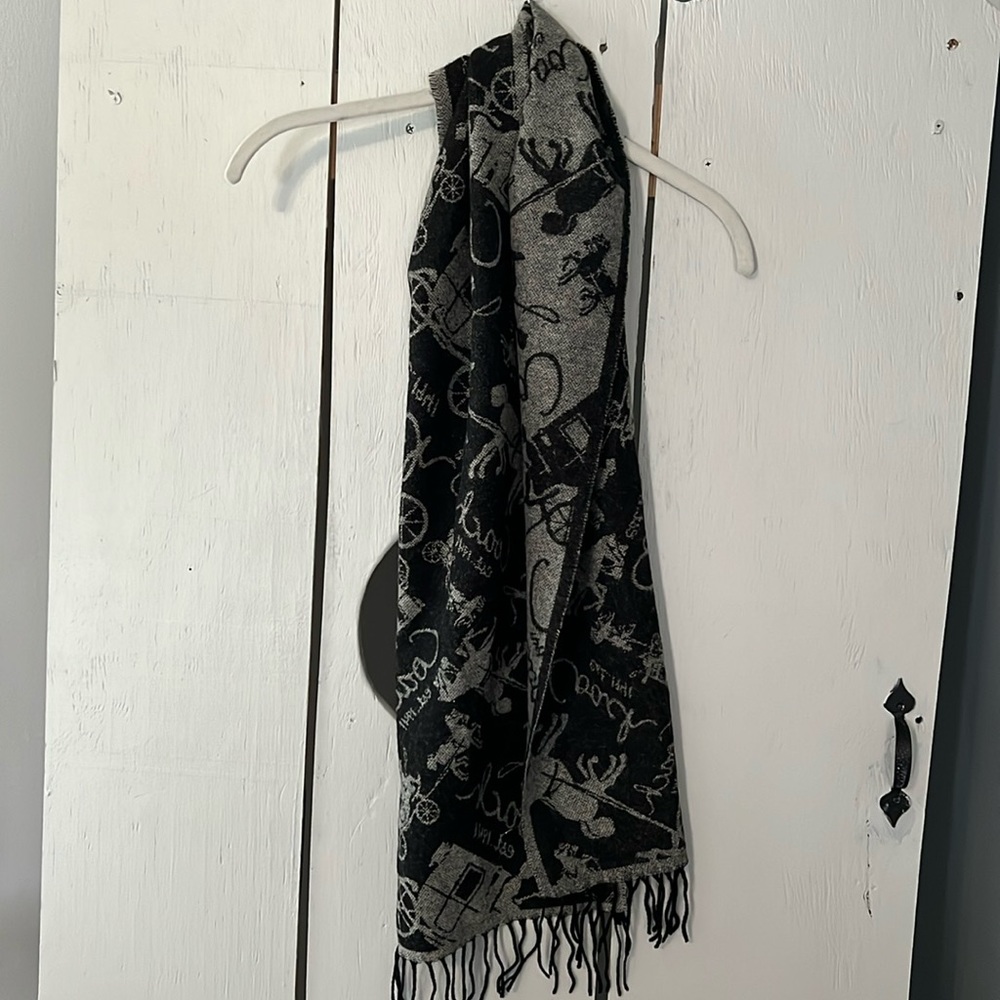 Coach Vintage Muffler Scarf Luxury Horse And Carriage